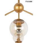 Moosee MOOSEE lampa wisząca ASTRIFERO 10 złota / bursztynowa (MSE010100182) Moosee MOOSEE lampa wisząca ASTRIFERO 10 złota / bursztynowa (MSE010100182)