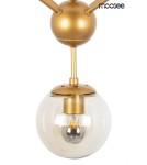 Moosee MOOSEE lampa wisząca ASTRIFERO 10 złota / bursztynowa (MSE010100182) Moosee MOOSEE lampa wisząca ASTRIFERO 10 złota / bursztynowa (MSE010100182)