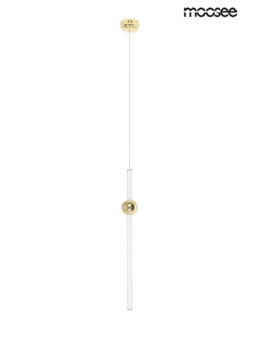 Moosee MOOSEE lampa wisząca LIBRA 60 IN  biała / złota (MSE010100220) - produkt 2