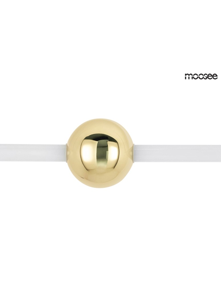 Moosee MOOSEE lampa wisząca LIBRA 60 IN  biała / złota (MSE010100220) Moosee MOOSEE lampa wisząca LIBRA 60 IN  biała / złota (MSE010100220)
