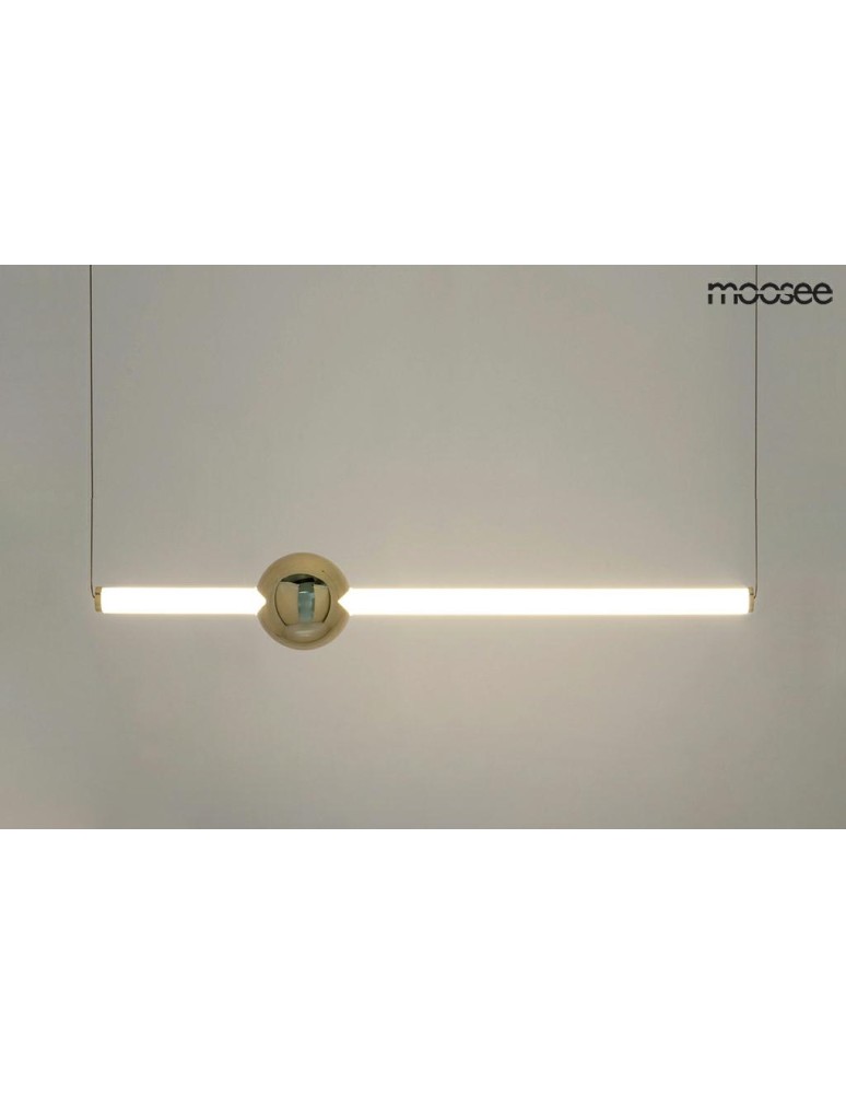 Moosee MOOSEE lampa wisząca LIBRA 60 IN  biała / złota (MSE010100220) Moosee MOOSEE lampa wisząca LIBRA 60 IN  biała / złota (MSE010100220)