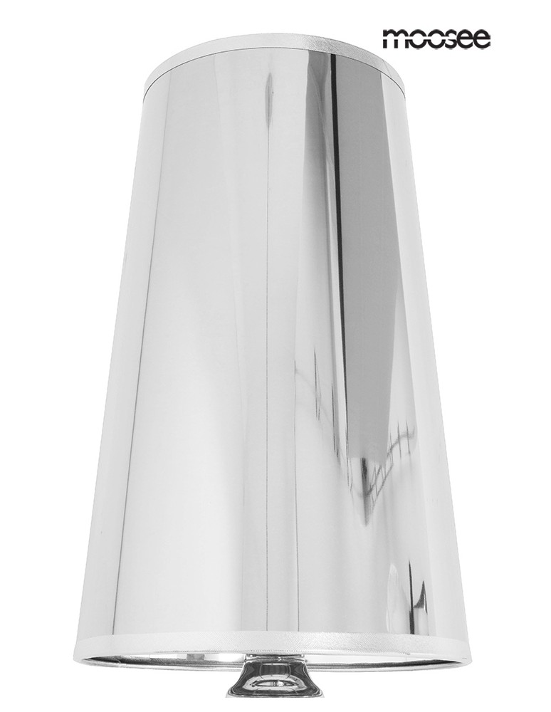 MOOSEE lampa ścienna QUEEN 15 srebrna (MSE010100226)