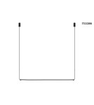 Lampy wiszące nad wyspę - MOOSEE lampa wisząca OMBRE LEVEL 80  czarna (MSE010100240) - product 1