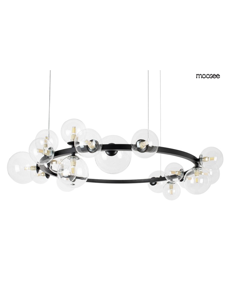 MOOSEE lampa wisząca ALURE 120 czarna (MSE010100284) MOOSEE lampa wisząca ALURE 120 czarna (MSE010100284)