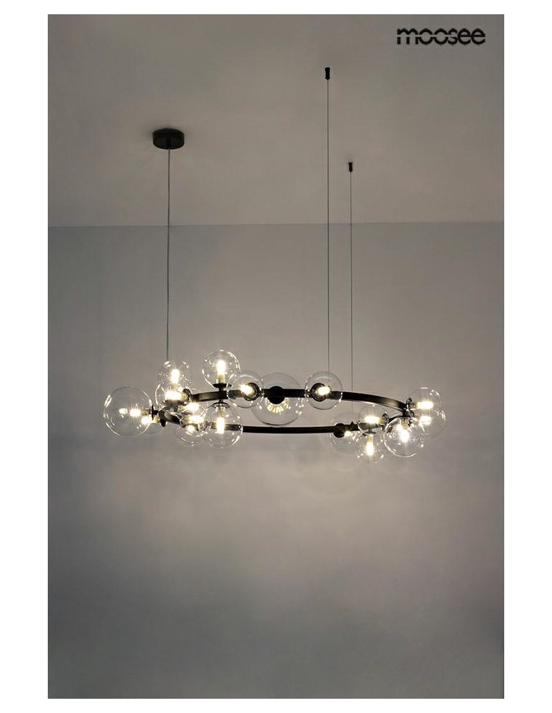 MOOSEE lampa wisząca ALURE 120 czarna (MSE010100284) MOOSEE lampa wisząca ALURE 120 czarna (MSE010100284)