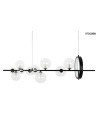 MOOSEE lampa wisząca ALURE LINE 120 czarna (MSE010100286)