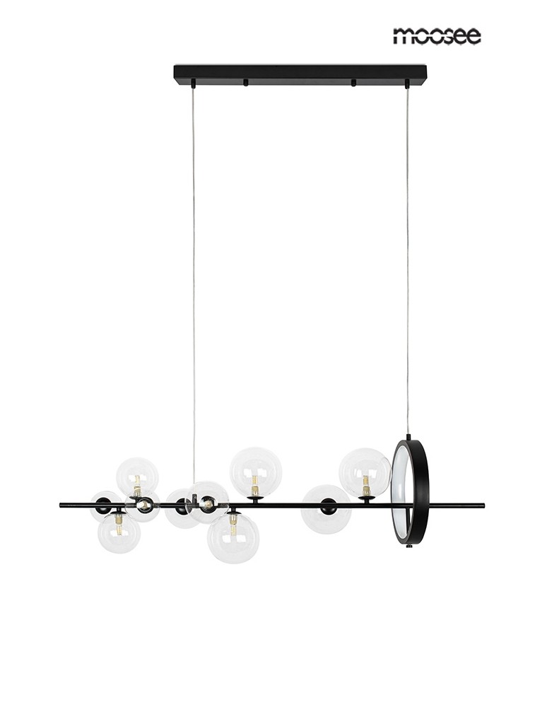 MOOSEE lampa wisząca ALURE LINE 120 czarna (MSE010100286)