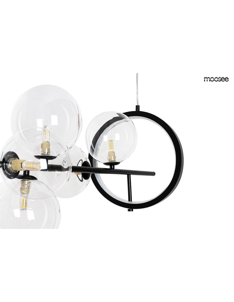 MOOSEE lampa wisząca ALURE LINE 120 czarna (MSE010100286)