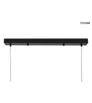 Lampy wiszące - MOOSEE lampa wisząca ALURE LINE 120 czarna (MSE010100286) - product 8