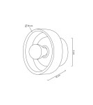 Kinkiety designerskie - MOOSEE lampa ścienna ARCO biała (MSE010100259) - product 4