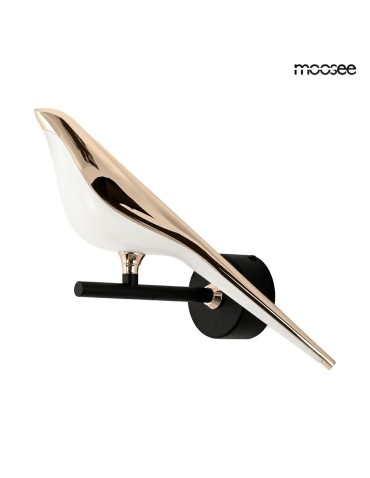 MOOSEE lampa ścienna BIRD złota (MSE010100292)