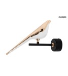 Kinkiety designerskie - MOOSEE lampa ścienna BIRD złota (MSE010100292) - product 3