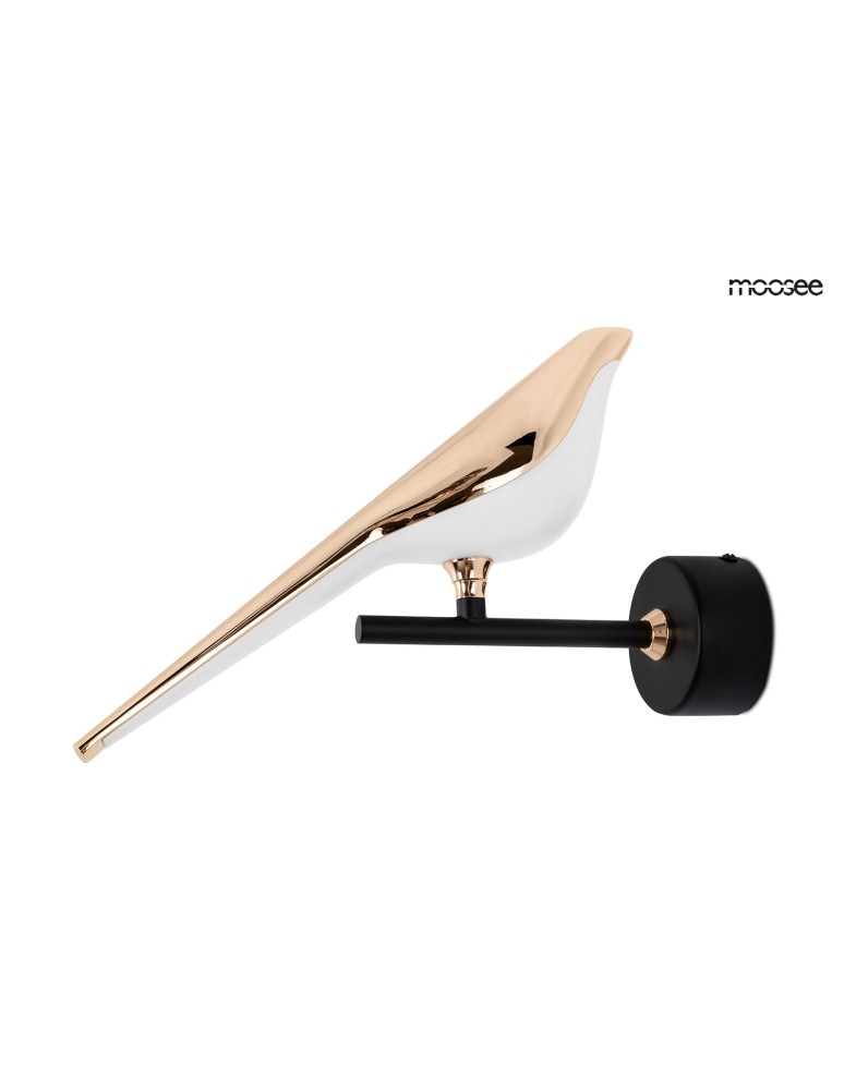 MOOSEE lampa ścienna BIRD złota (MSE010100292)