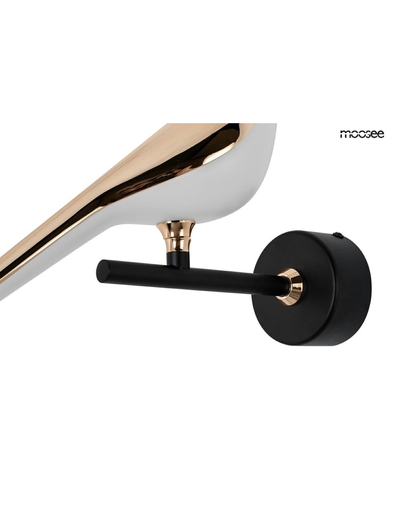 MOOSEE lampa ścienna BIRD złota (MSE010100292)