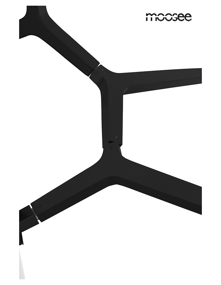 MOOSEE lampa wisząca CANDELABR 10 czarna (MSE010100316)