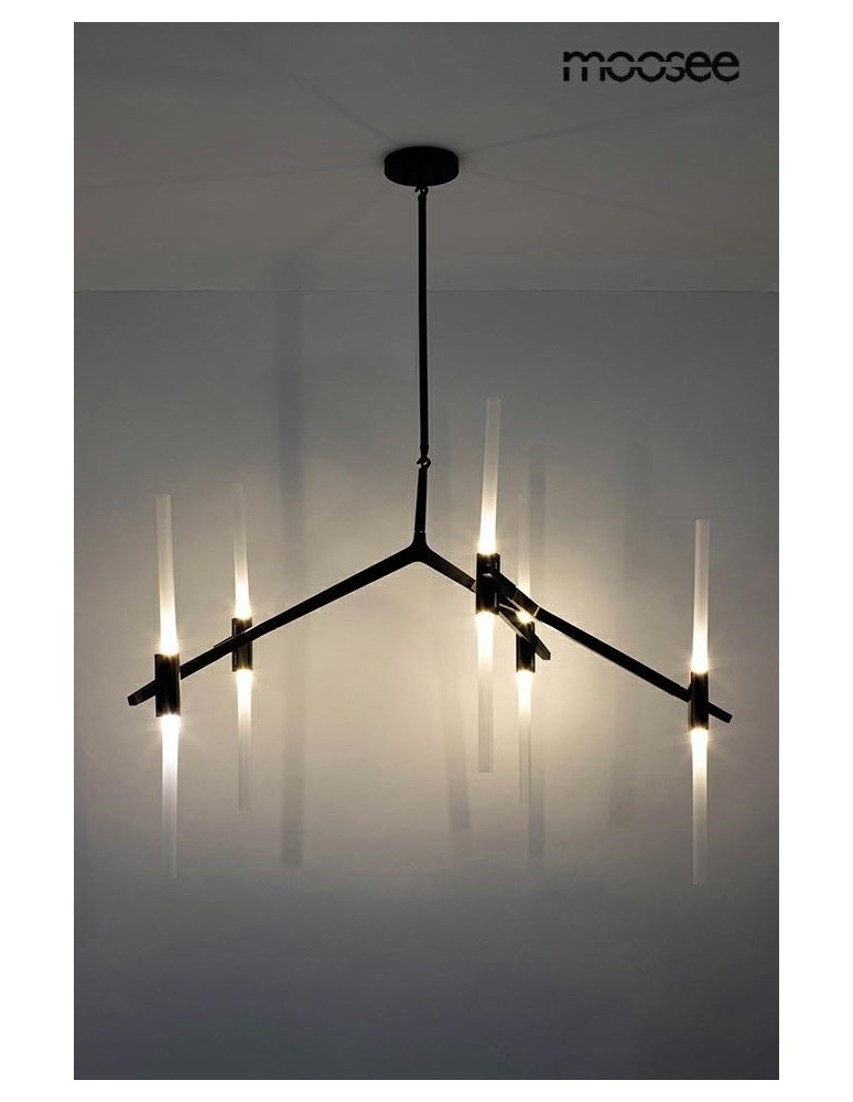 MOOSEE lampa wisząca CANDELABR 10 czarna (MSE010100316)