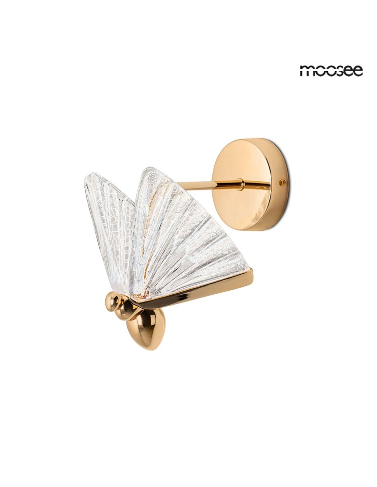 MOOSEE lampa ścienna BUTTERFLY S złota (MSE010100323) MOOSEE lampa ścienna BUTTERFLY S złota (MSE010100323)