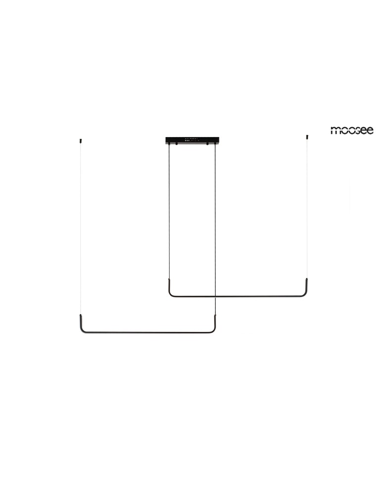 MOOSEE lampa wisząca SHAPE DUO 120 czarna (MSE010100329) MOOSEE lampa wisząca SHAPE DUO 120 czarna (MSE010100329)
