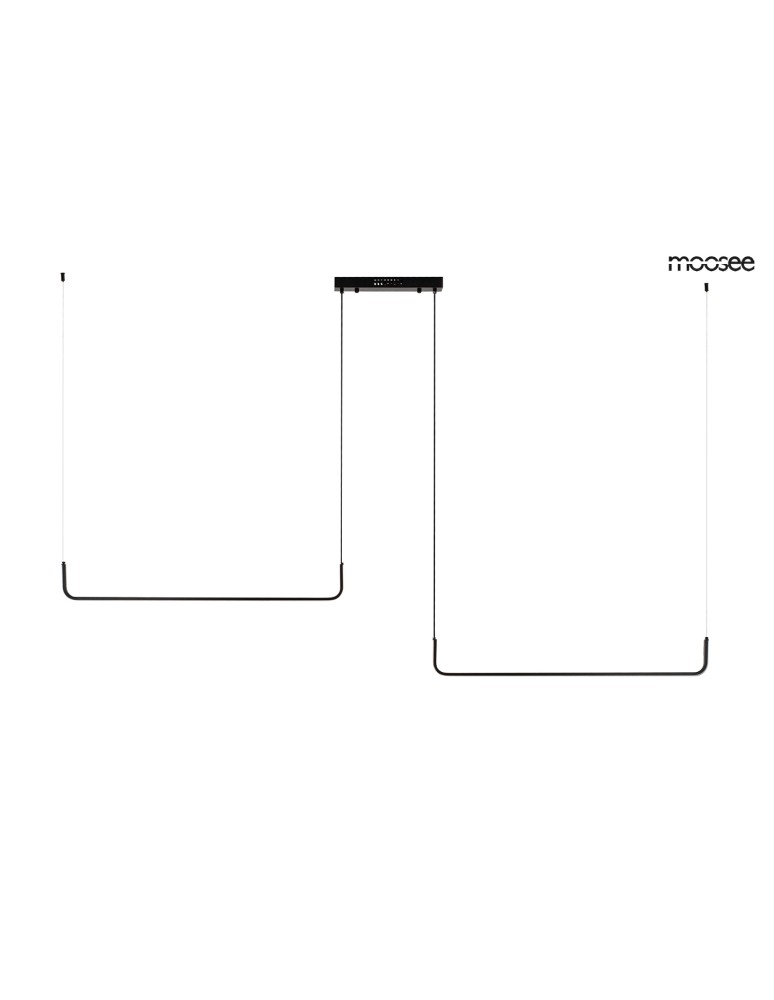 MOOSEE lampa wisząca SHAPE DUO 120 czarna (MSE010100329) MOOSEE lampa wisząca SHAPE DUO 120 czarna (MSE010100329)