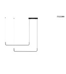 MOOSEE lampa wisząca SHAPE DUO 120 czarna (MSE010100329) MOOSEE lampa wisząca SHAPE DUO 120 czarna (MSE010100329)