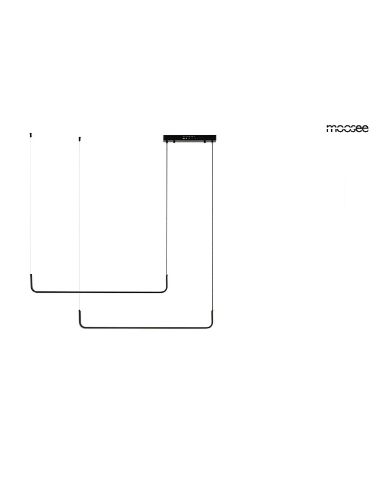 MOOSEE lampa wisząca SHAPE DUO 120 czarna (MSE010100329) MOOSEE lampa wisząca SHAPE DUO 120 czarna (MSE010100329)