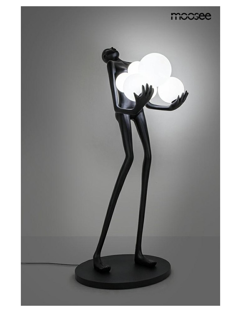 MOOSEE lampa podłogowa HUMAN czarna (MSE010100326) MOOSEE lampa podłogowa HUMAN czarna (MSE010100326)