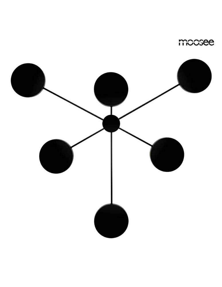 MOOSEE lampa ścienna SHADOW 6 czarna (MSE010100356) MOOSEE lampa ścienna SHADOW 6 czarna (MSE010100356)