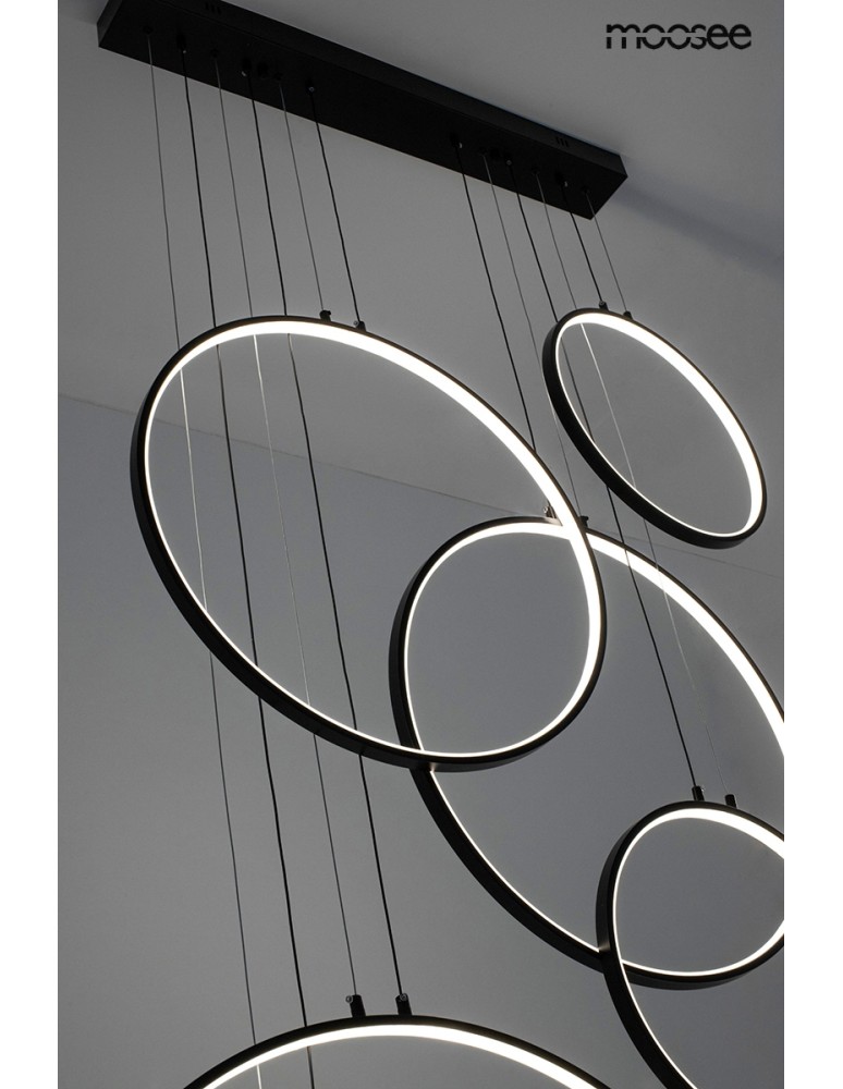 MOOSEE lampa wisząca CIRCULO SIX czarna (MSE010100371) MOOSEE lampa wisząca CIRCULO SIX czarna (MSE010100371)
