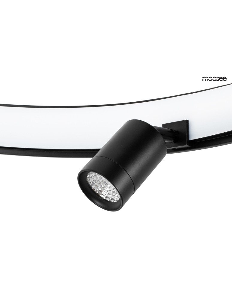 Moosee MOOSEE lampa wisząca CIRCLE SPOT 98 BLACK czarna (MSE010100164) Moosee MOOSEE lampa wisząca CIRCLE SPOT 98 BLACK czarna (MSE010100164)