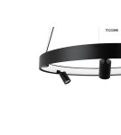 Moosee MOOSEE lampa wisząca CIRCLE SPOT 98 BLACK czarna (MSE010100164) Moosee MOOSEE lampa wisząca CIRCLE SPOT 98 BLACK czarna (MSE010100164)