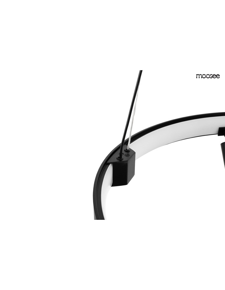 Moosee MOOSEE lampa wisząca CIRCLE SPOT 98 BLACK czarna (MSE010100164) Moosee MOOSEE lampa wisząca CIRCLE SPOT 98 BLACK czarna (MSE010100164)