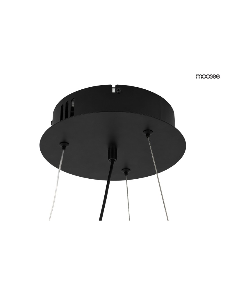 Moosee MOOSEE lampa wisząca CIRCLE SPOT 98 BLACK czarna (MSE010100164) Moosee MOOSEE lampa wisząca CIRCLE SPOT 98 BLACK czarna (MSE010100164)