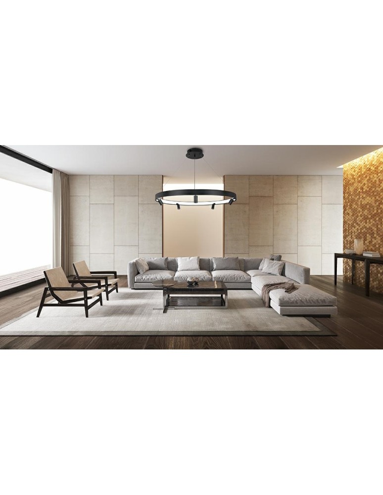 Moosee MOOSEE lampa wisząca CIRCLE SPOT 98 BLACK czarna (MSE010100164) Moosee MOOSEE lampa wisząca CIRCLE SPOT 98 BLACK czarna (MSE010100164)