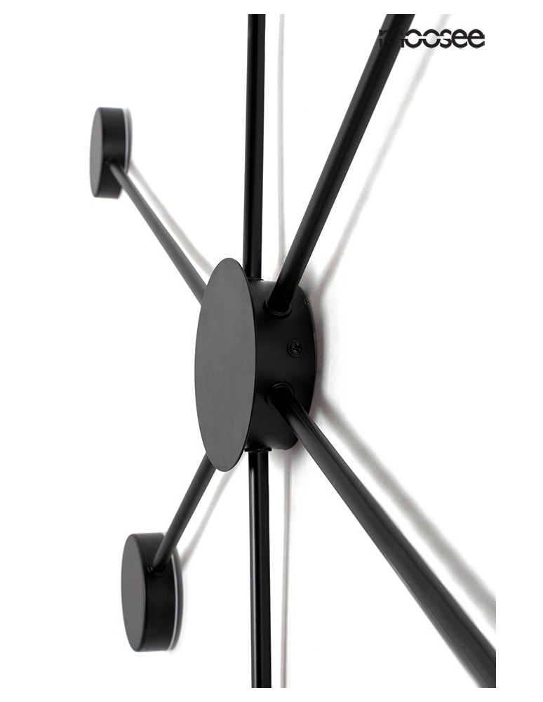 MOOSEE lampa ścienna SHADOW 6 czarna (MSE010100247) MOOSEE lampa ścienna SHADOW 6 czarna (MSE010100247)
