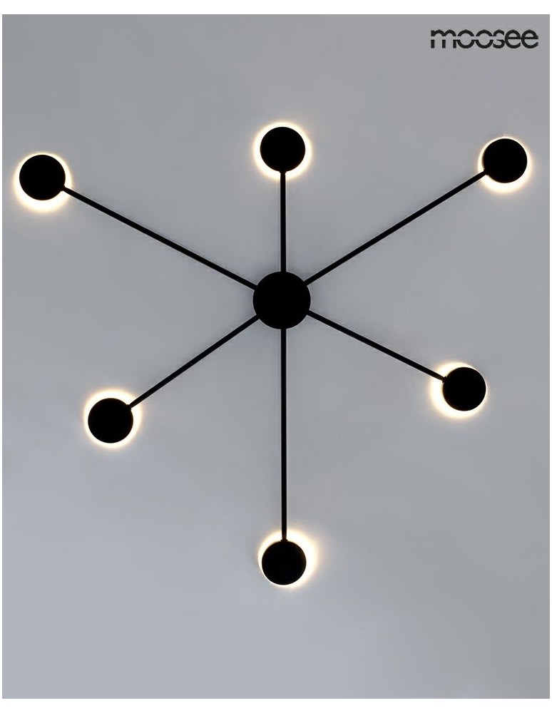 MOOSEE lampa ścienna SHADOW 6 czarna (MSE010100247) MOOSEE lampa ścienna SHADOW 6 czarna (MSE010100247)