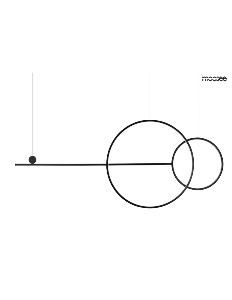 MOOSEE lampa wisząca RAGE czarna (MSE010100274)