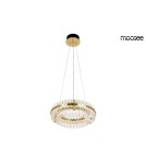 Moosee MOOSEE lampa wisząca SATURNUS 47 DUO złota - LED, kryształ, stal szczotkowana (MSE010100166) Moosee MOOSEE lampa wisząca SATURNUS 47 DUO złota - LED, kryształ, stal szczotkowana (MSE010100166)