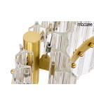 Moosee MOOSEE lampa wisząca SATURNUS 47 DUO złota - LED, kryształ, stal szczotkowana (MSE010100166) Moosee MOOSEE lampa wisząca SATURNUS 47 DUO złota - LED, kryształ, stal szczotkowana (MSE010100166)