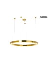 Moosee MOOSEE lampa wisząca RING LUXURY 110 złota - LED, chromowane złoto (MSE010100110) Moosee MOOSEE lampa wisząca RING LUXURY 110 złota - LED, chromowane złoto (MSE010100110)