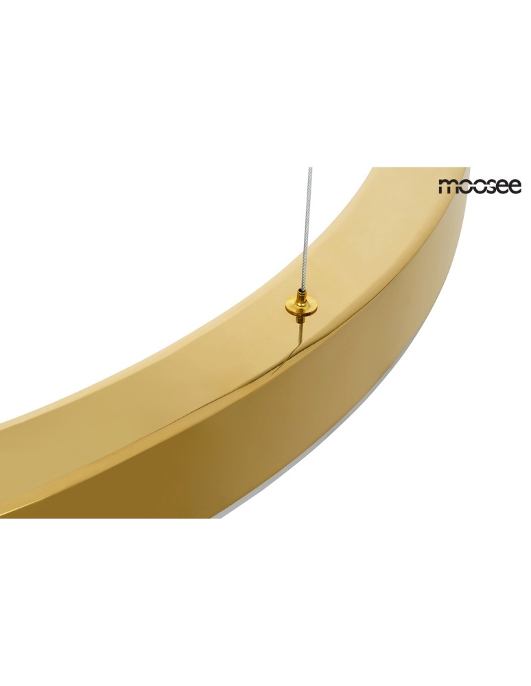 Moosee MOOSEE lampa wisząca RING LUXURY 110 złota - LED, chromowane złoto (MSE010100110) Moosee MOOSEE lampa wisząca RING LUXURY 110 złota - LED, chromowane złoto (MSE010100110)