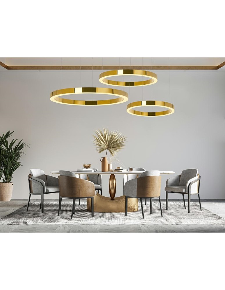 Moosee MOOSEE lampa wisząca RING LUXURY 110 złota - LED, chromowane złoto (MSE010100110) Moosee MOOSEE lampa wisząca RING LUXURY 110 złota - LED, chromowane złoto (MSE010100110)