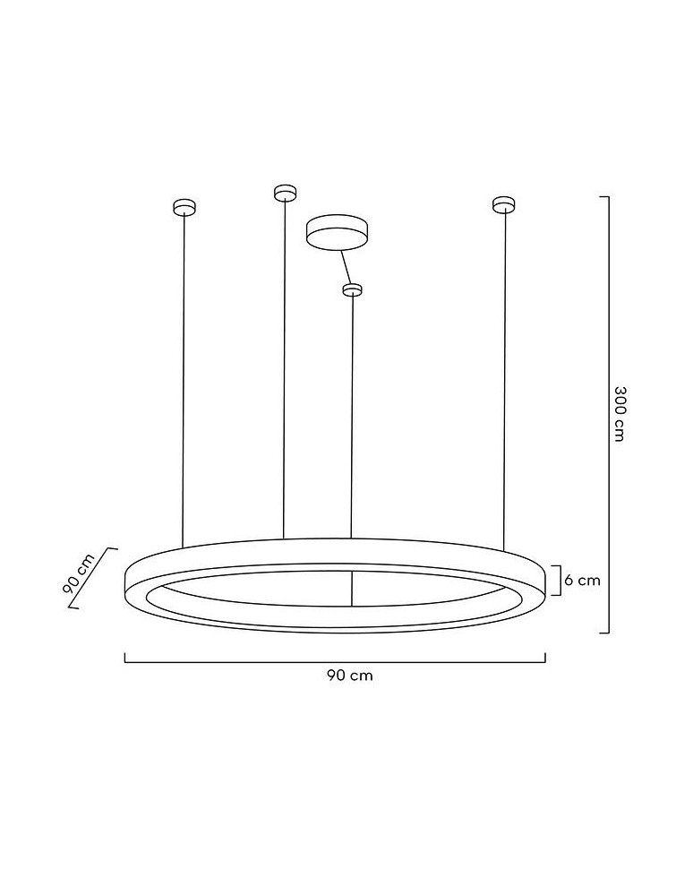 Moosee MOOSEE lampa wisząca RING LUXURY 110 złota - LED, chromowane złoto (MSE010100110) Moosee MOOSEE lampa wisząca RING LUXURY 110 złota - LED, chromowane złoto (MSE010100110)