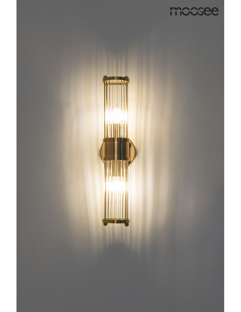 Moosee MOOSEE lampa ścienna PILAR TWIN złota (MSE010400193) Moosee MOOSEE lampa ścienna PILAR TWIN złota (MSE010400193)