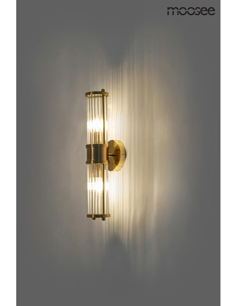 Moosee MOOSEE lampa ścienna PILAR TWIN złota (MSE010400193) Moosee MOOSEE lampa ścienna PILAR TWIN złota (MSE010400193)