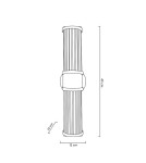 Moosee MOOSEE lampa ścienna PILAR TWIN złota (MSE010400193) Moosee MOOSEE lampa ścienna PILAR TWIN złota (MSE010400193)