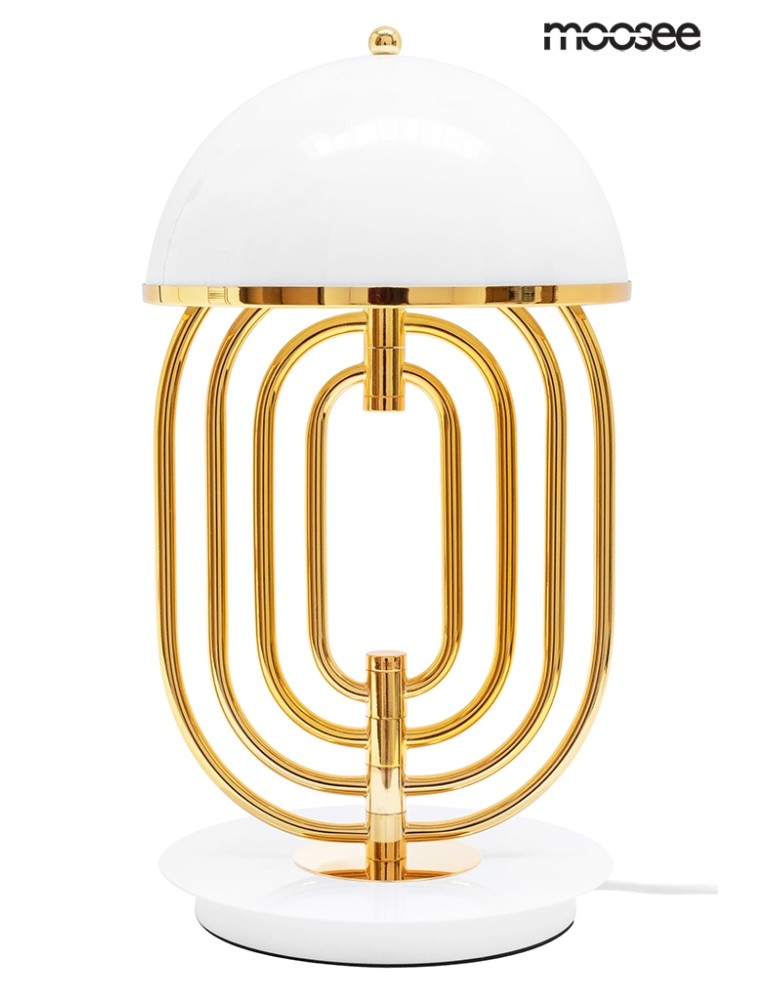 Moosee MOOSEE lampa stołowa BOTTEGA złota / biała (MSE010300151) Moosee MOOSEE lampa stołowa BOTTEGA złota / biała (MSE010300151)