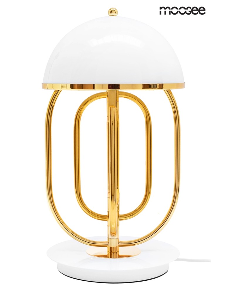 Moosee MOOSEE lampa stołowa BOTTEGA złota / biała (MSE010300151) Moosee MOOSEE lampa stołowa BOTTEGA złota / biała (MSE010300151)