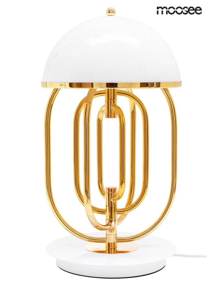 Moosee MOOSEE lampa stołowa BOTTEGA złota / biała (MSE010300151) Moosee MOOSEE lampa stołowa BOTTEGA złota / biała (MSE010300151)