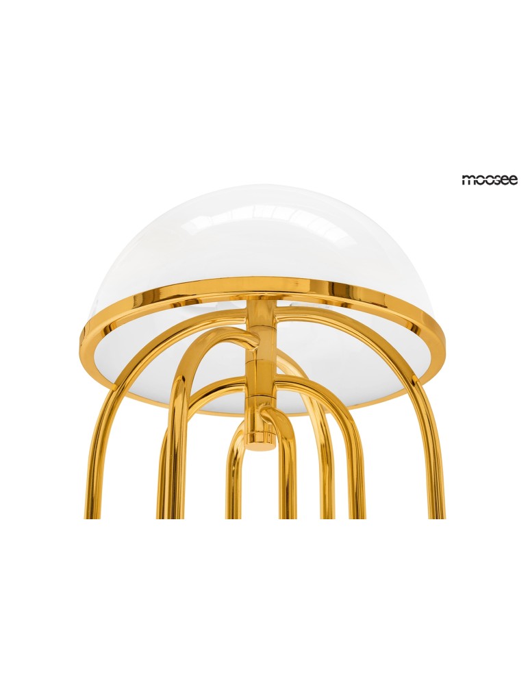 Moosee MOOSEE lampa stołowa BOTTEGA złota / biała (MSE010300151) Moosee MOOSEE lampa stołowa BOTTEGA złota / biała (MSE010300151)