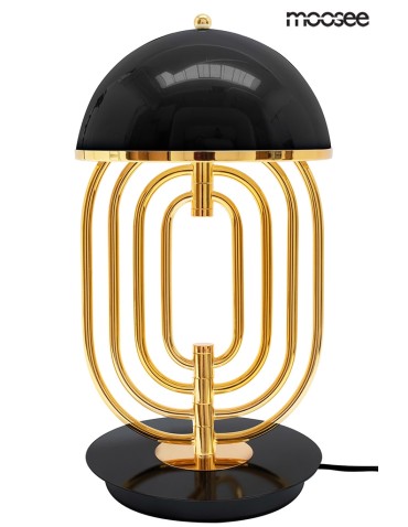 Moosee MOOSEE lampa stołowa BOTTEGA złota / czarna (MSE010300152)